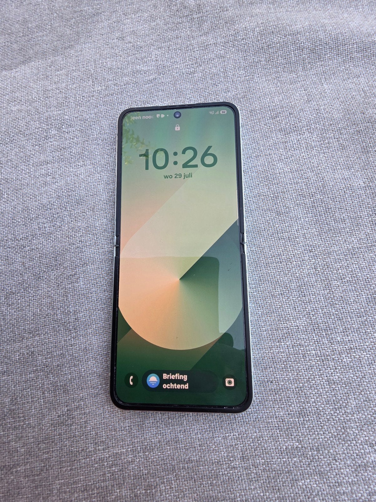 Samsung Galaxy Z Flip 6 256GB  als nieuw krasvrij werkt goed, Telecommunicatie, Mobiele telefoons | Samsung, Ophalen, Blauw, Nieuw