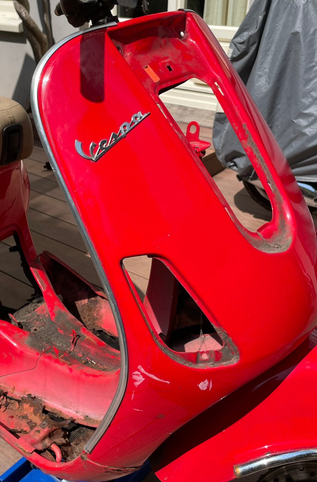 Vespa LX S sierlijsten chrome, Ophalen of Verzenden, Zo goed als nieuw, Kap, Vespa