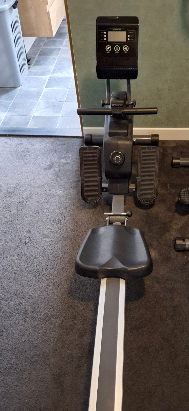 Tunturi Roeitrainer - Complete Workout Thuis, Ophalen, Gebruikt, Metaal, Roeitrainer