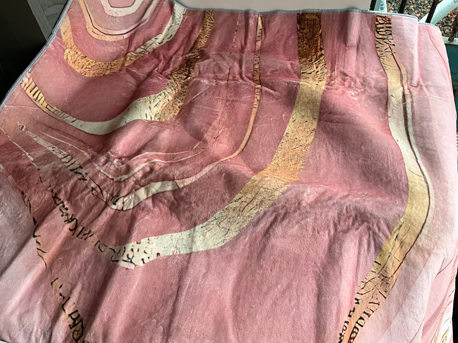Vloerkleed roze/goud- geel tinten -ca 155x220cm, Ophalen of Verzenden, Nieuw