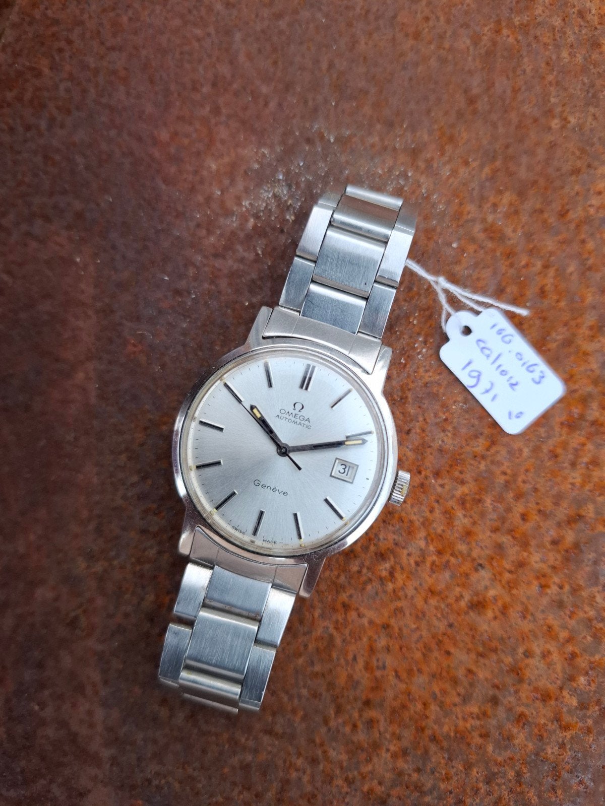 Omega geneve, Ophalen of Verzenden, Staal, Omega, 1960 of later