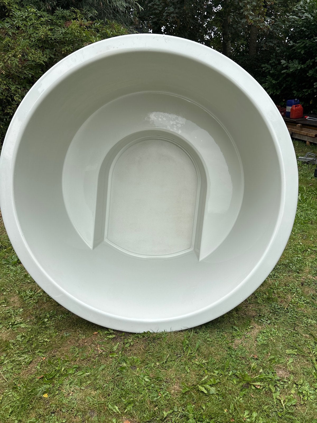 Welveare Hottub Zelfbouw Kuip - Nieuwstaat met nieuwe kachel, Tuin en Terras, Bubbelbaden en Hottubs, Ophalen, Nieuw, Vast, Inbouw