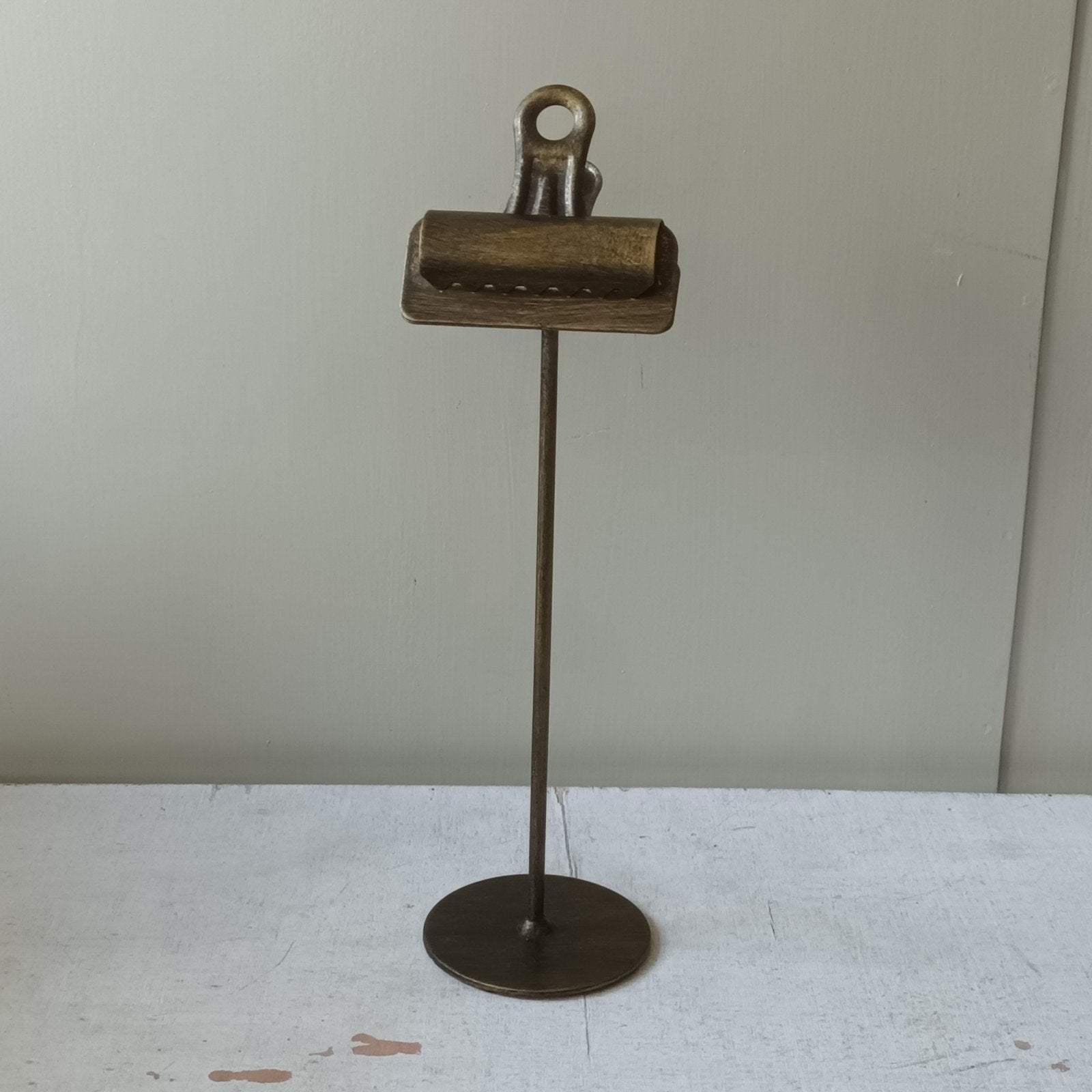 Vintage staande boekhoudersclip, Ophalen of Verzenden