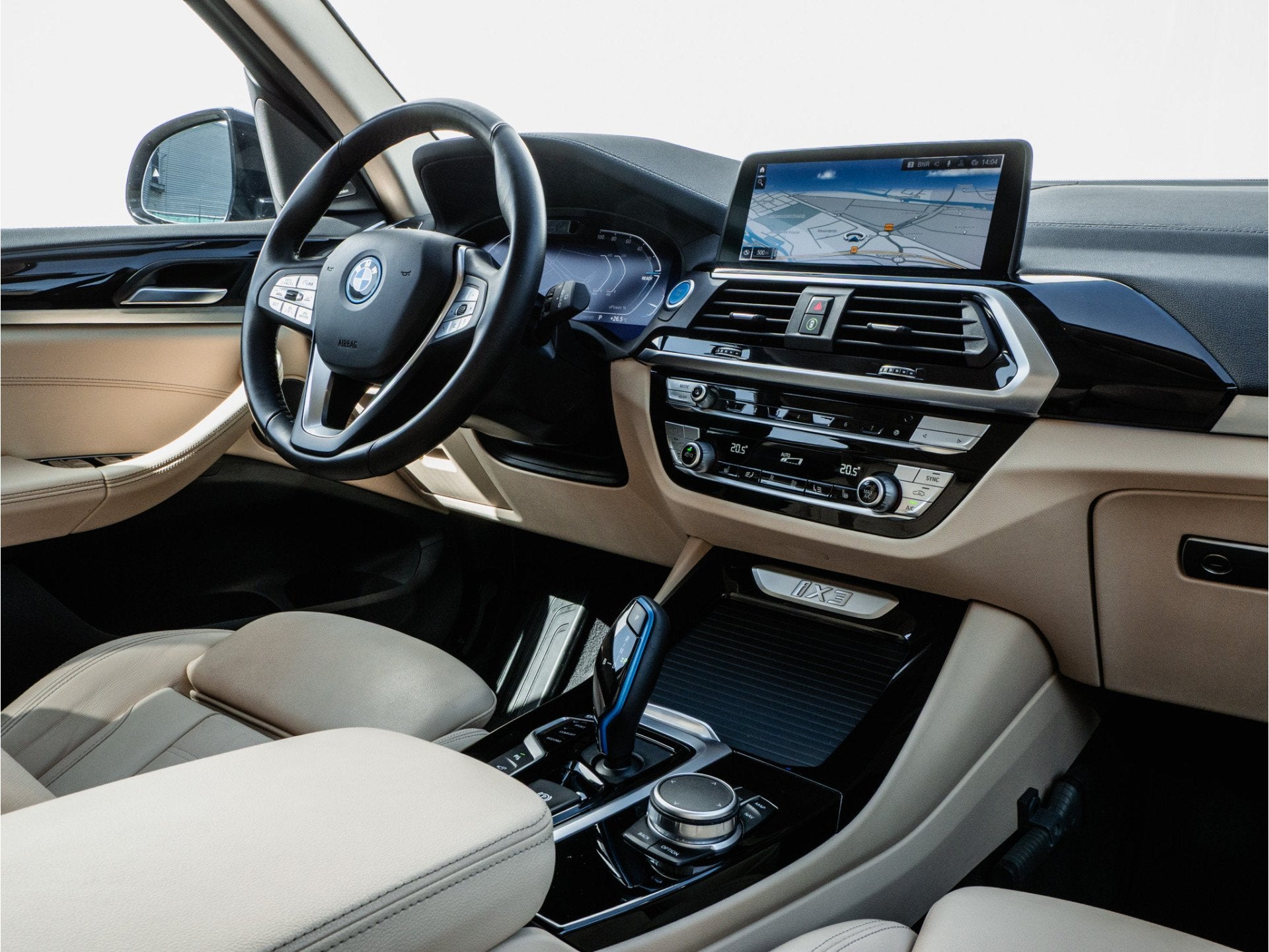 BMW iX3 High Executive 80 kWh SOH 99% Elek. panoramadak/ Hea, Automaat, Achterwielaandrijving, Gebruikt, Blauw