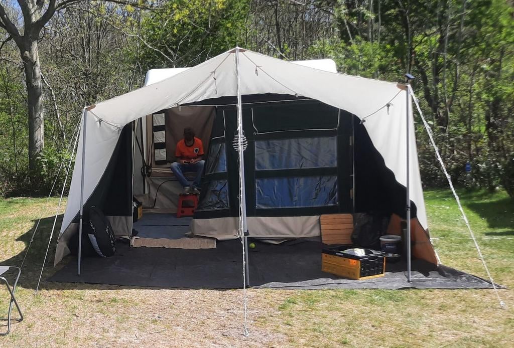 Te koop nette Combi-Camp Flexi Comfort 2016 met disselbak, Caravans en Kamperen, Ophalen, Combi-Camp, Meerkleurig, Aanwezig