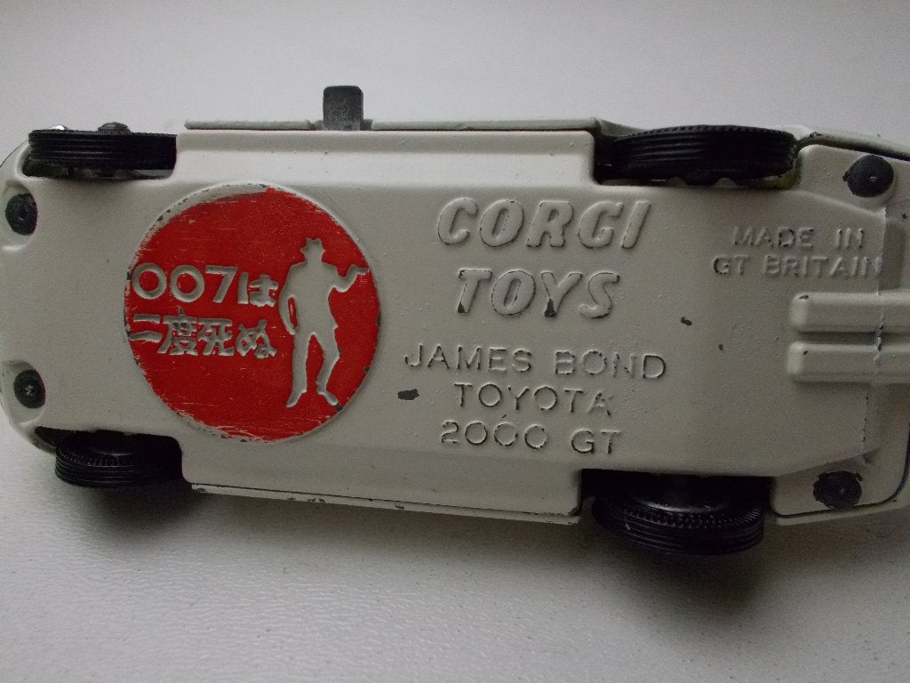 1967 Corgi Toys 336 JAMES BOND TOYOTA 2000 GT+Figuurtjes (D), Ophalen of Verzenden, Zo goed als nieuw, Auto, Corgi