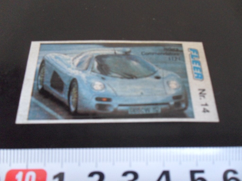 sticker FLEER Nr. 14  Isdera Commedatore 112 i  auto, Ophalen of Verzenden, Zo goed als nieuw
