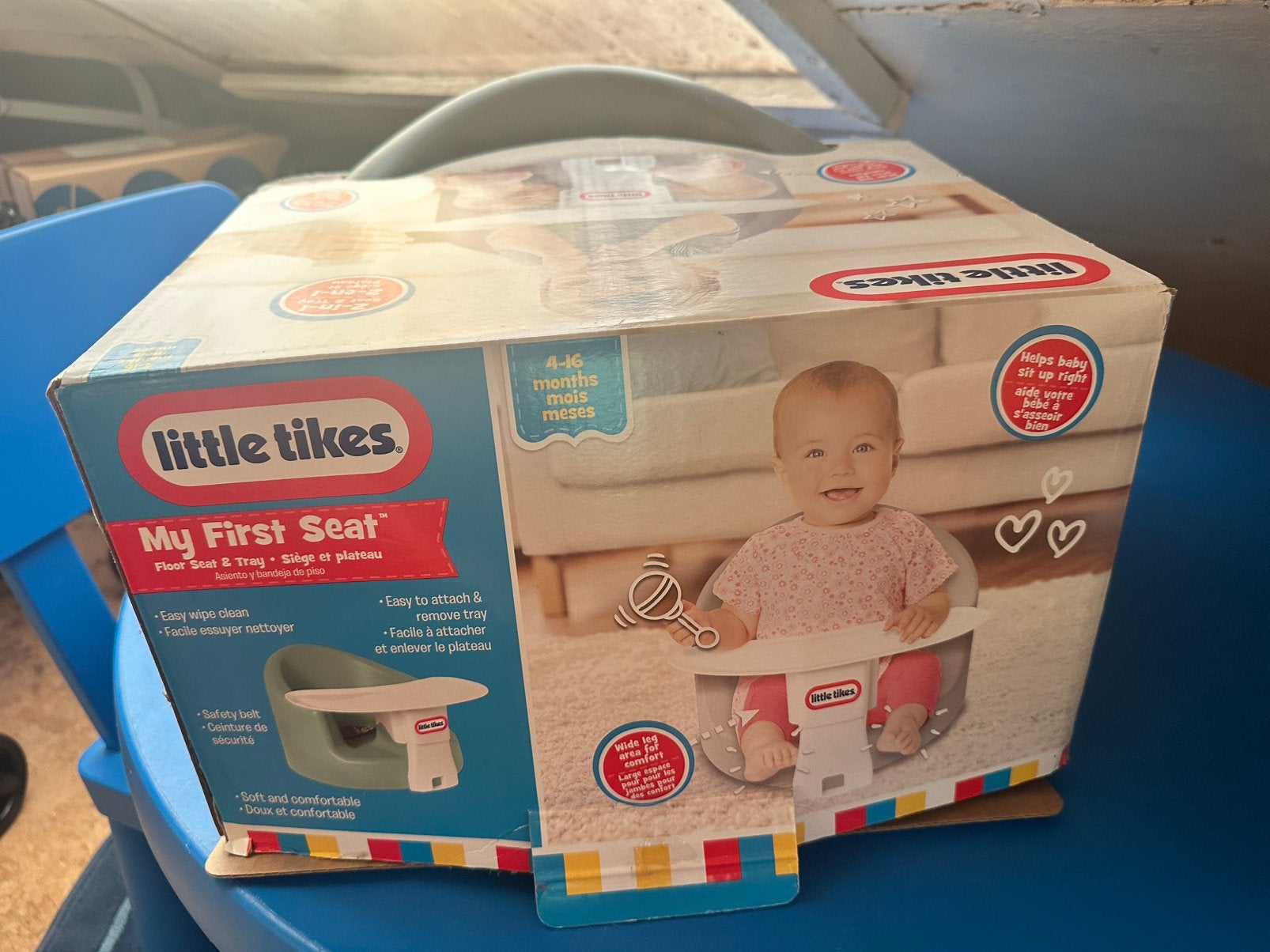Little tikes baby zitje, Kinderen en Baby's, Kinderstoelen, Ophalen, Zo goed als nieuw, Meegroeistoel