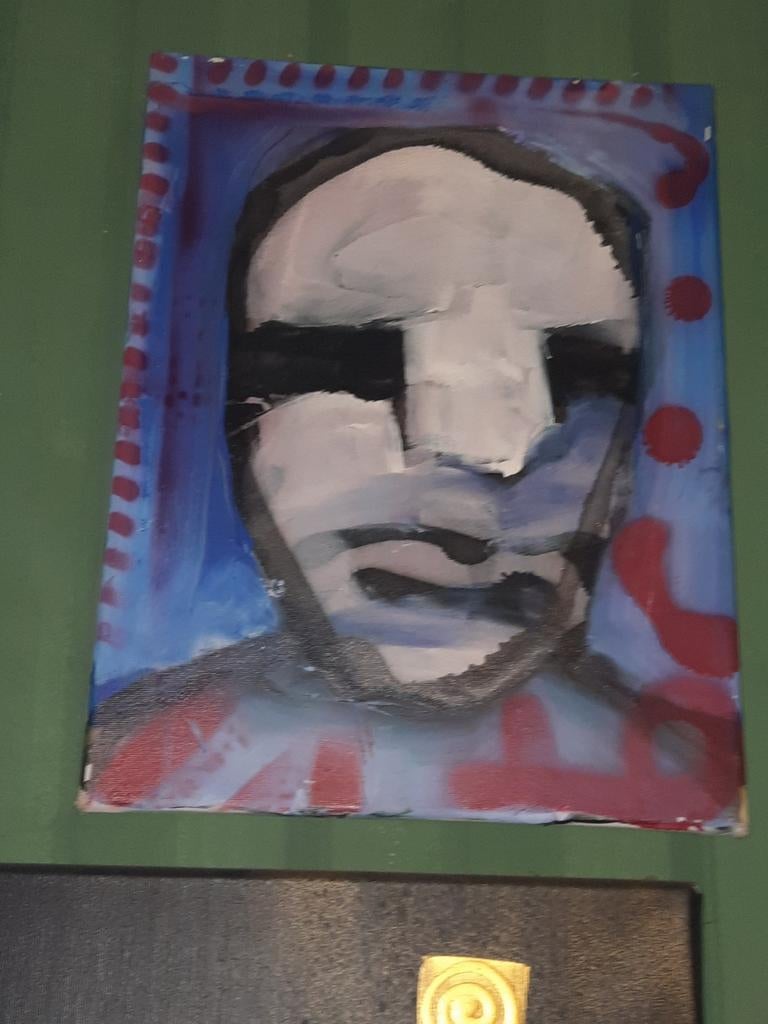 Herman Brood schilderij olieverf, Antiek en Kunst, Kunst | Schilderijen | Modern, Ophalen of Verzenden