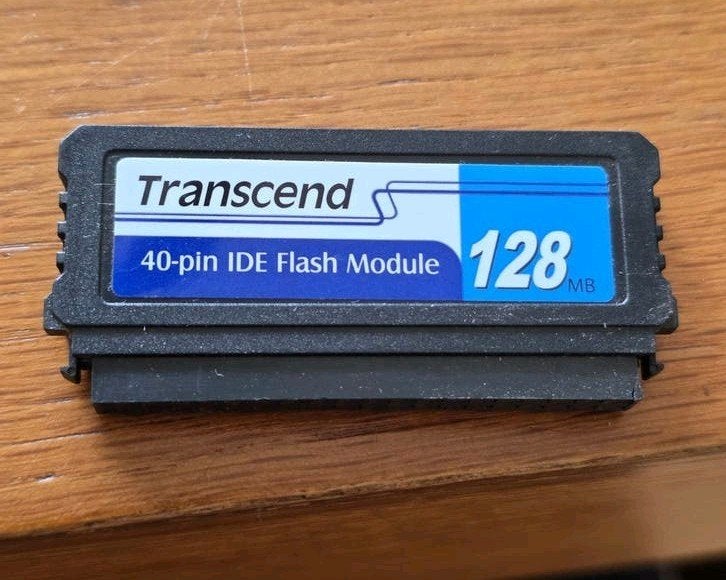 Transcend 128MB 40-pin IDE Flash Module, Computers en Software, Harde schijven, Gebruikt, Desktop, Intern, IDE, Ophalen of Verzenden