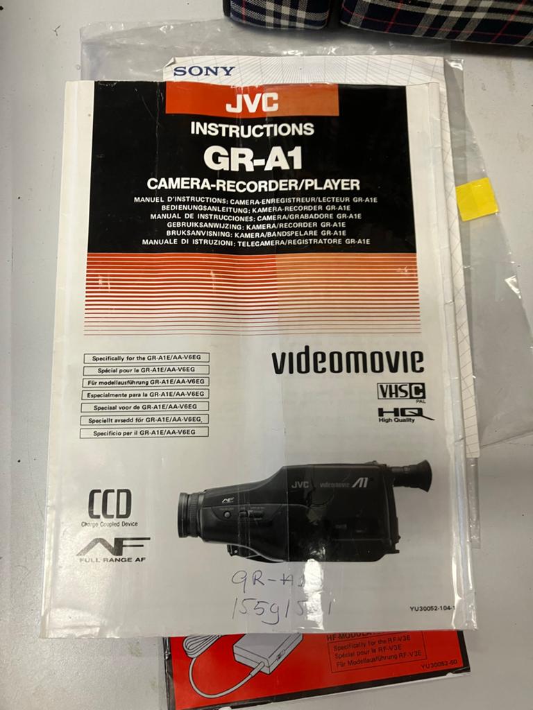 JVC Videomovie GR-A1 Videocamera met accessoires, Audio, Tv en Foto, Videocamera's Digitaal, JVC, Overige soorten, Zo goed als nieuw