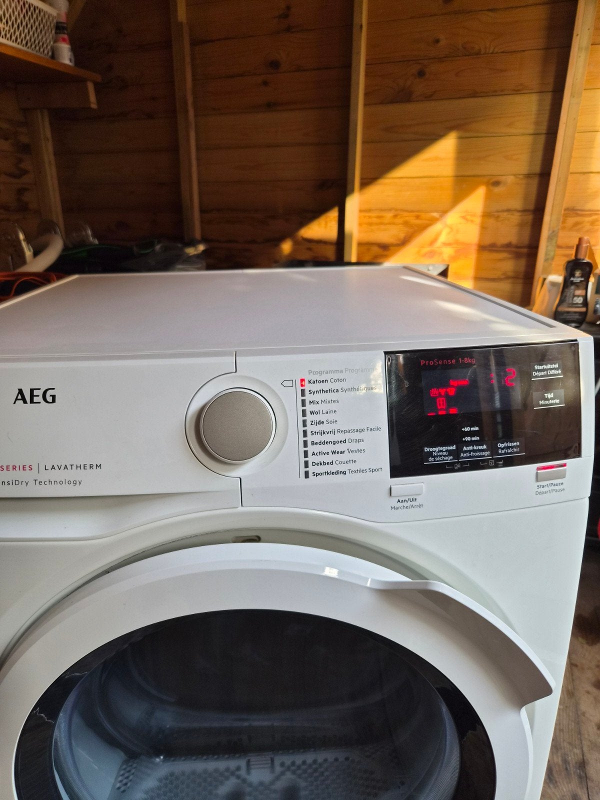 AEG Warmtepomp droger €200, Witgoed en Apparatuur, 6 tot 8 kg, Ophalen, Overige typen, 85 tot 90 cm