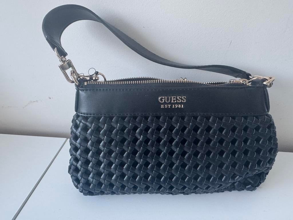 Guess tas zwart nieuw, Ophalen of Verzenden, Nieuw, Zwart, Handtas