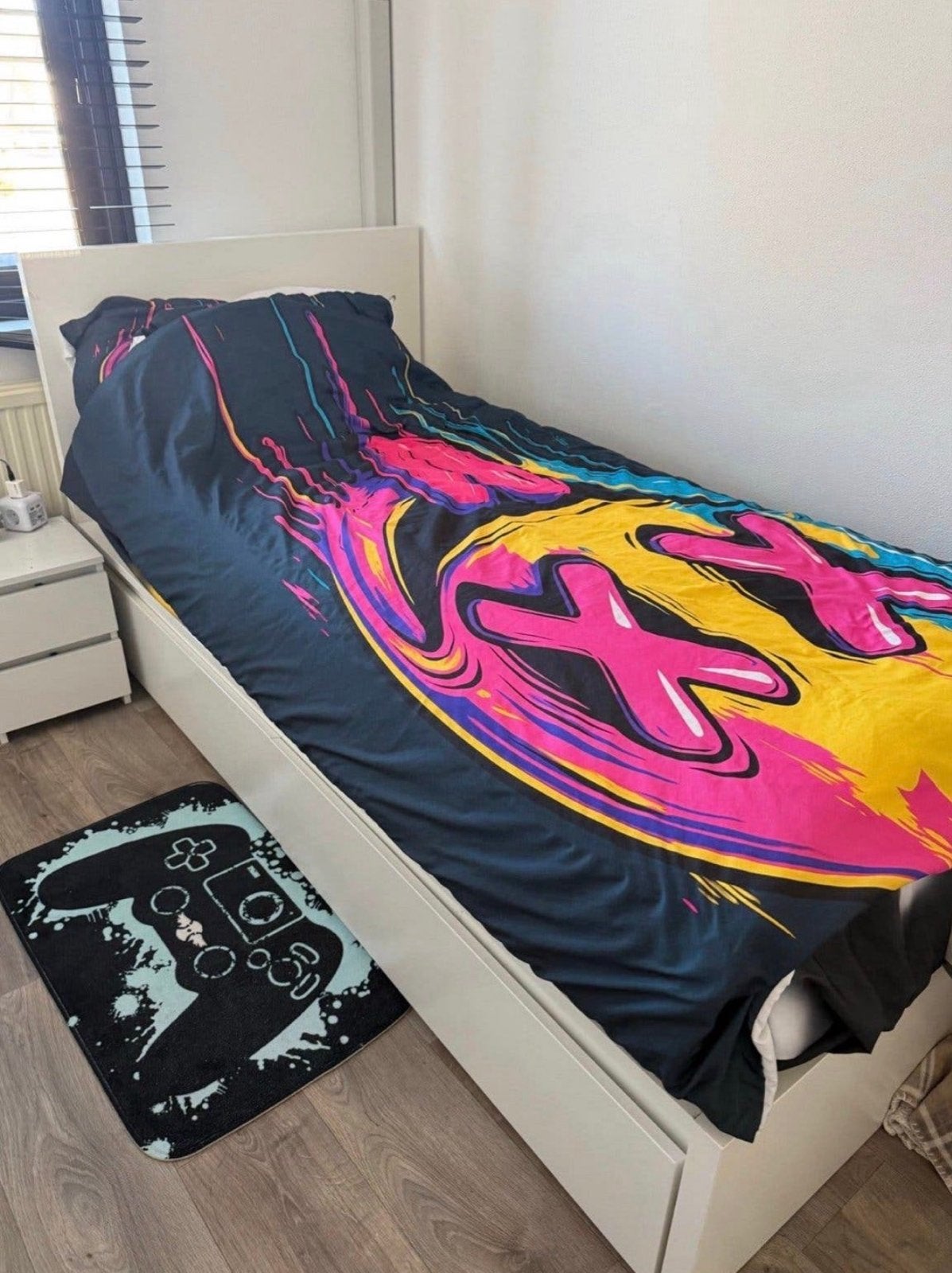 IKEA MALM eenpersoons bed 90x200 cm, Ophalen, Gebruikt, 90 cm, Eenpersoons