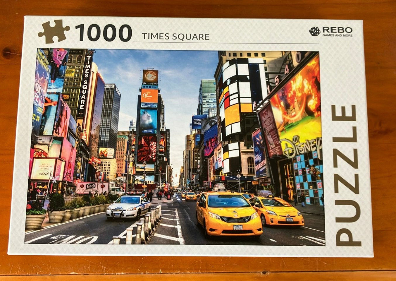 Puzzel - Times Square - 1000, Ophalen of Verzenden, 500 t/m 1500 stukjes, Zo goed als nieuw, Legpuzzel