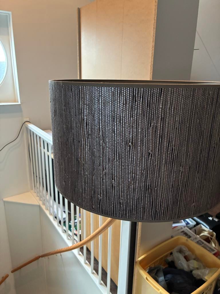 Moderne staande lamp met kap, Ophalen of Verzenden, Gebruikt, Metaal, 150 tot 200 cm