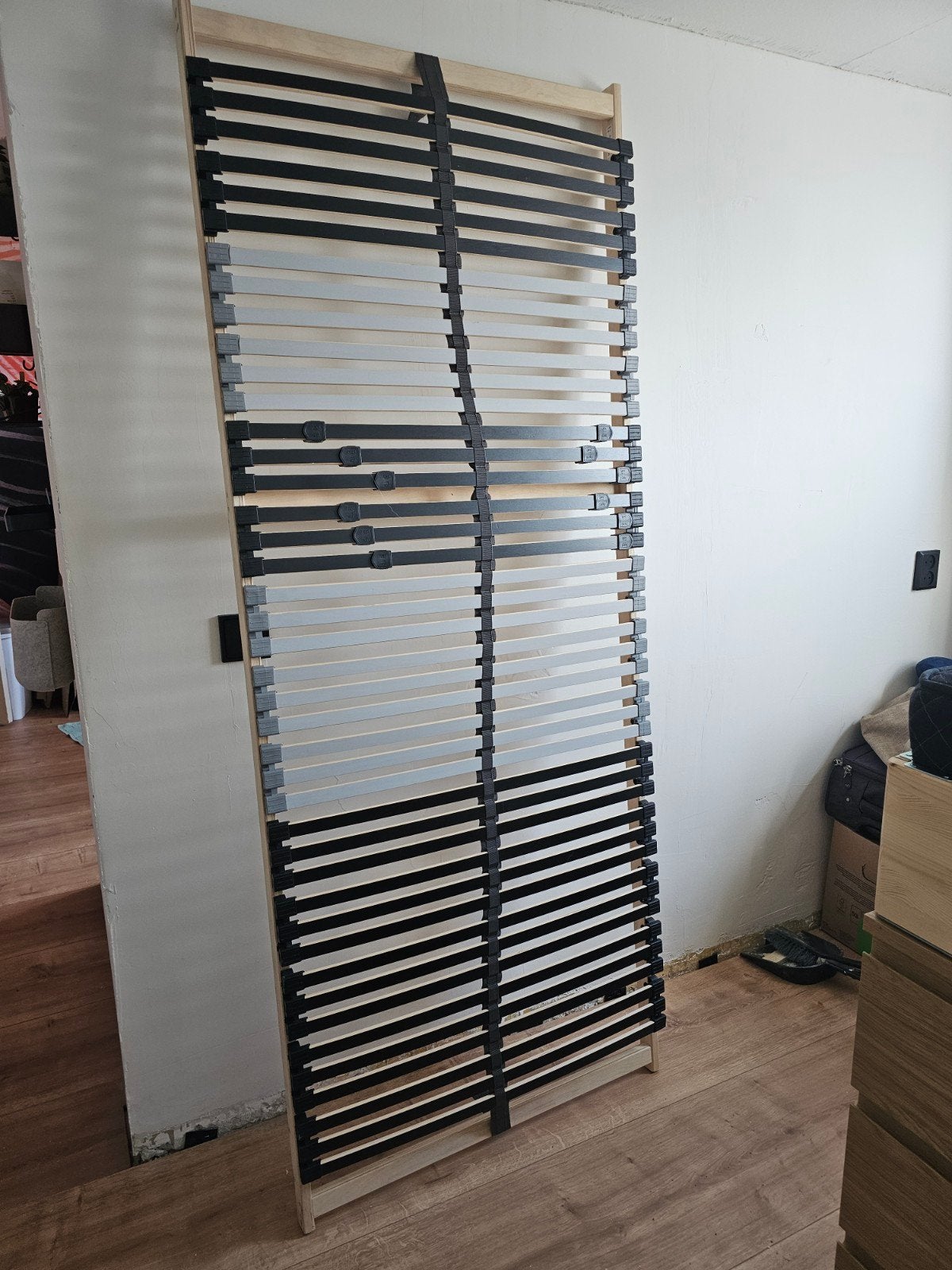 twee IKEA LEIRSUND Lattenbodem 80x200 cm, Huis en Inrichting, Slaapkamer | Matrassen en Bedbodems, Ophalen, Gebruikt, Tweepersoons