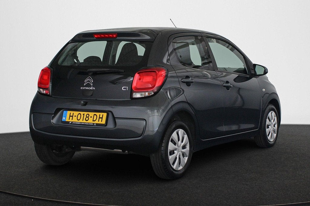 Citroen C1 1.0 VTi Feel Airconditioning Cruise Control Leder, Auto's, Citroën, Voorwielaandrijving, Stof, Gebruikt, Euro 6