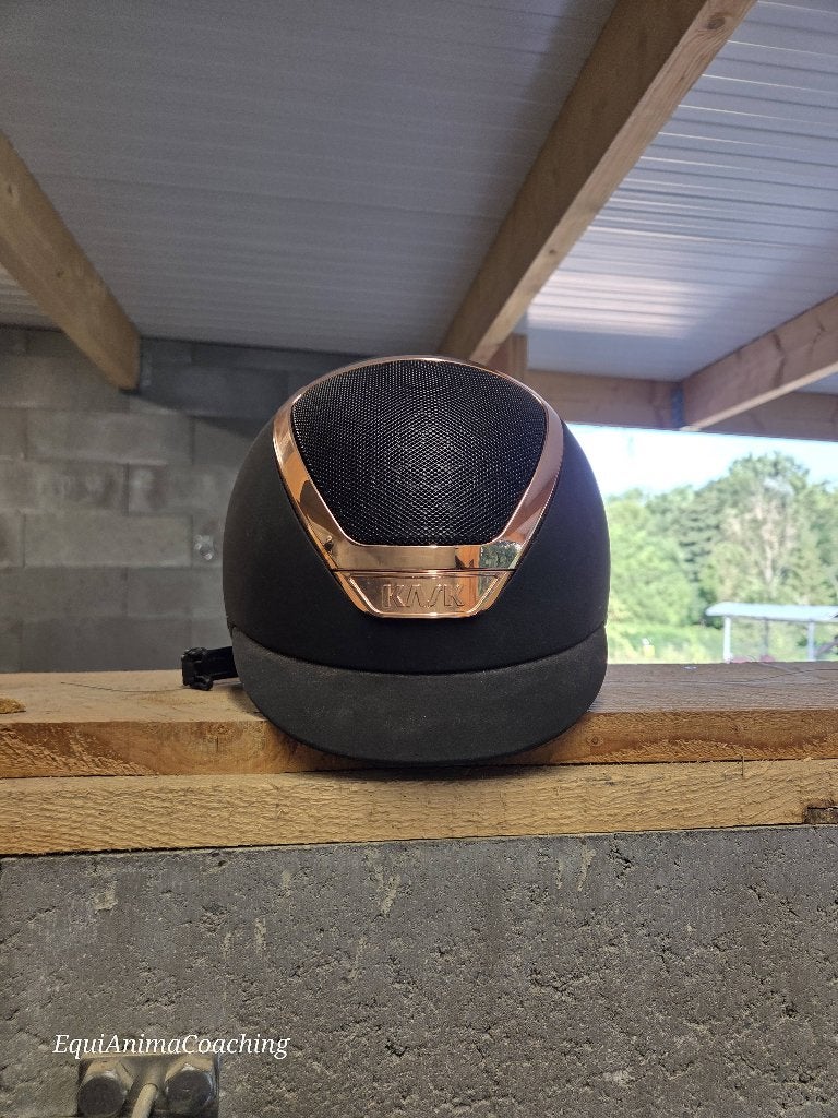 Kask cap, Dieren en Toebehoren, Ophalen of Verzenden, Zo goed als nieuw, Dressuur, Rijhelm/cap