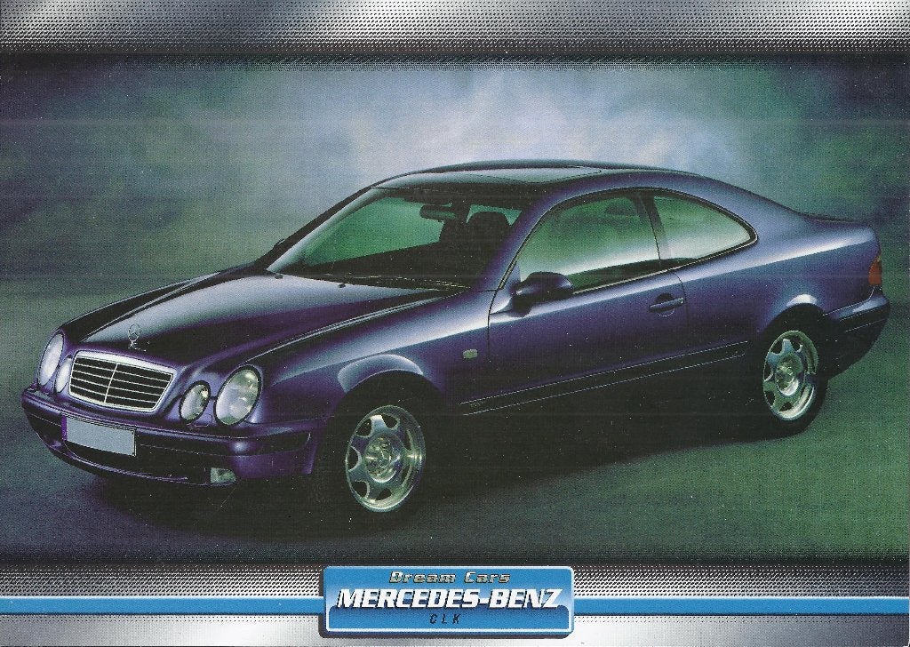 Ma447 foto mercedes benz clk -, Ophalen of Verzenden, 1980 tot heden, Zo goed als nieuw, Overige onderwerpen