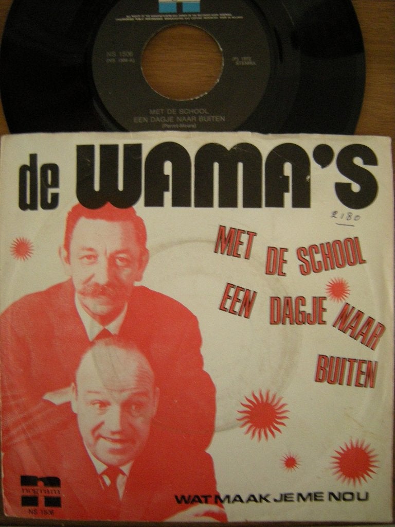 De Wama's (Met De School Een Dagje Naar Buiten), Cd's en Dvd's, Gebruikt, 7 inch, Ophalen of Verzenden, Pop
