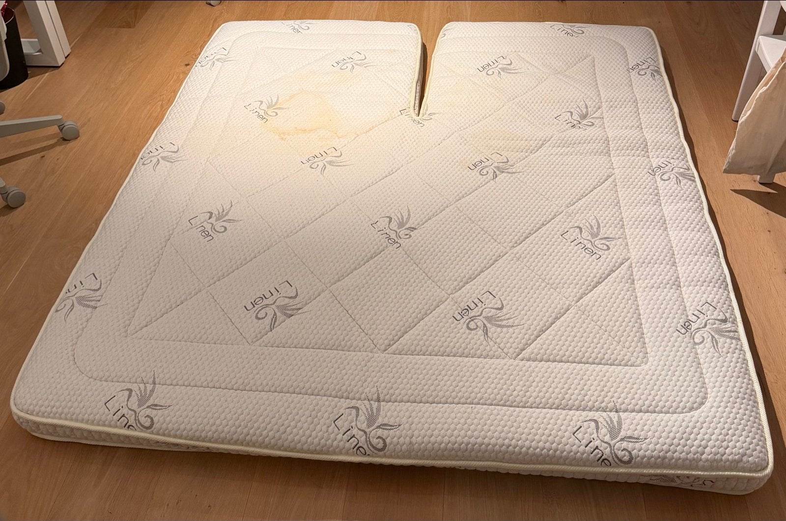 Split topper matras - Gebruikt, Ophalen, Gebruikt, Tweepersoons, Matras