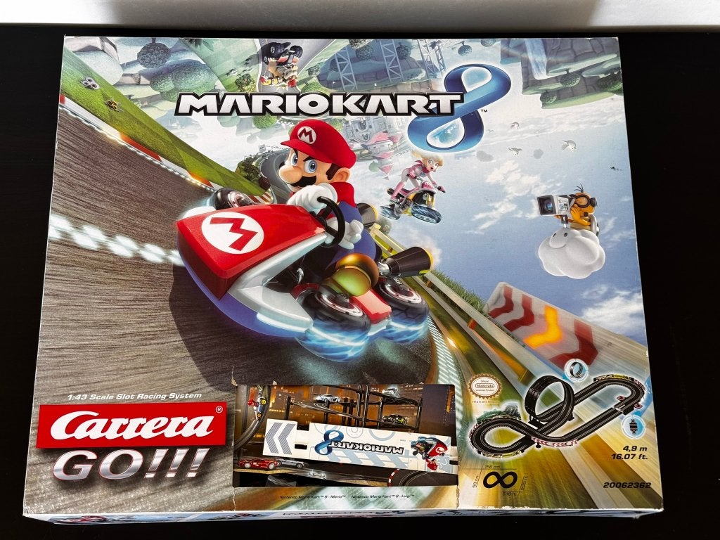 Carrera GO Mario Kart Racebaan 4,9m met looping, Carrera, Ophalen of Verzenden, Elektrisch, Met looping