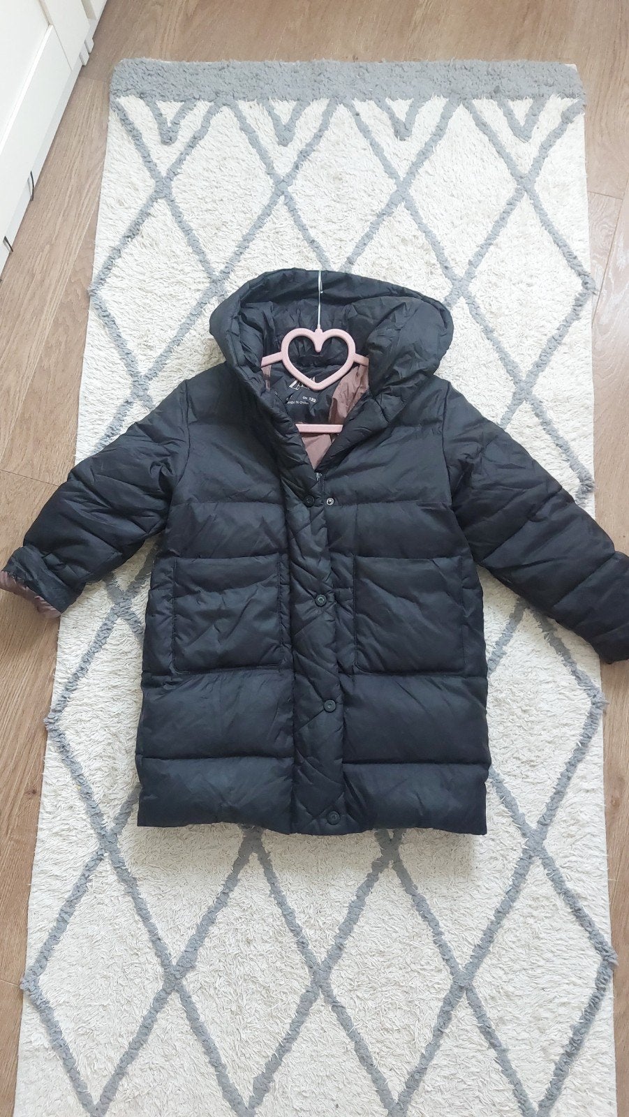 Zara winterjas voor meisjes - maat 122, Gebruikt, Meisje, Ophalen of Verzenden, Zara