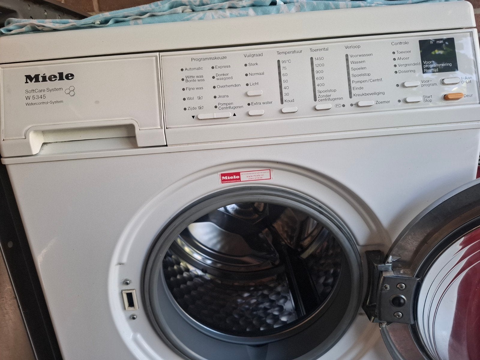 Miele, Ophalen, Refurbished, Voorlader, 85 tot 90 cm