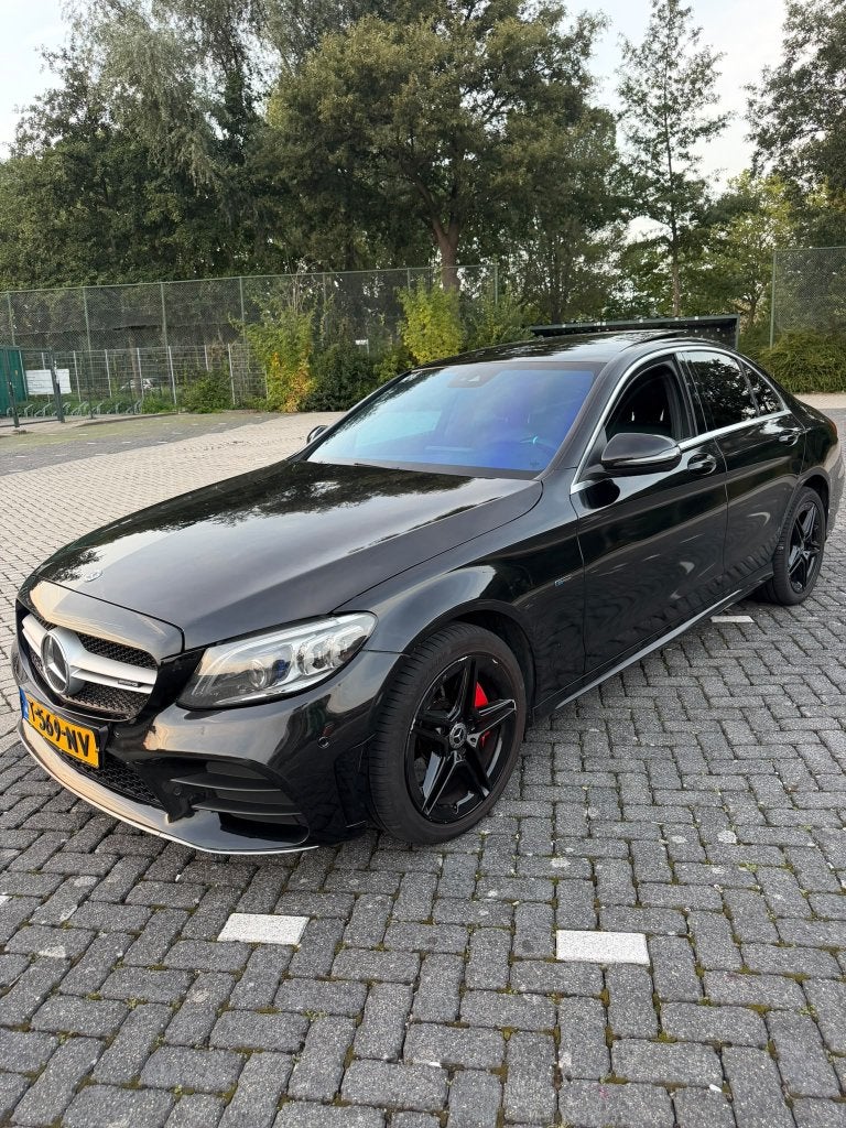 Mercedes-Benz C-Klasse C300 de 306pk 9G-TRONIC 2019 Zwart, Auto's, Automaat, Achterwielaandrijving, 4 cilinders, Leder en Stof