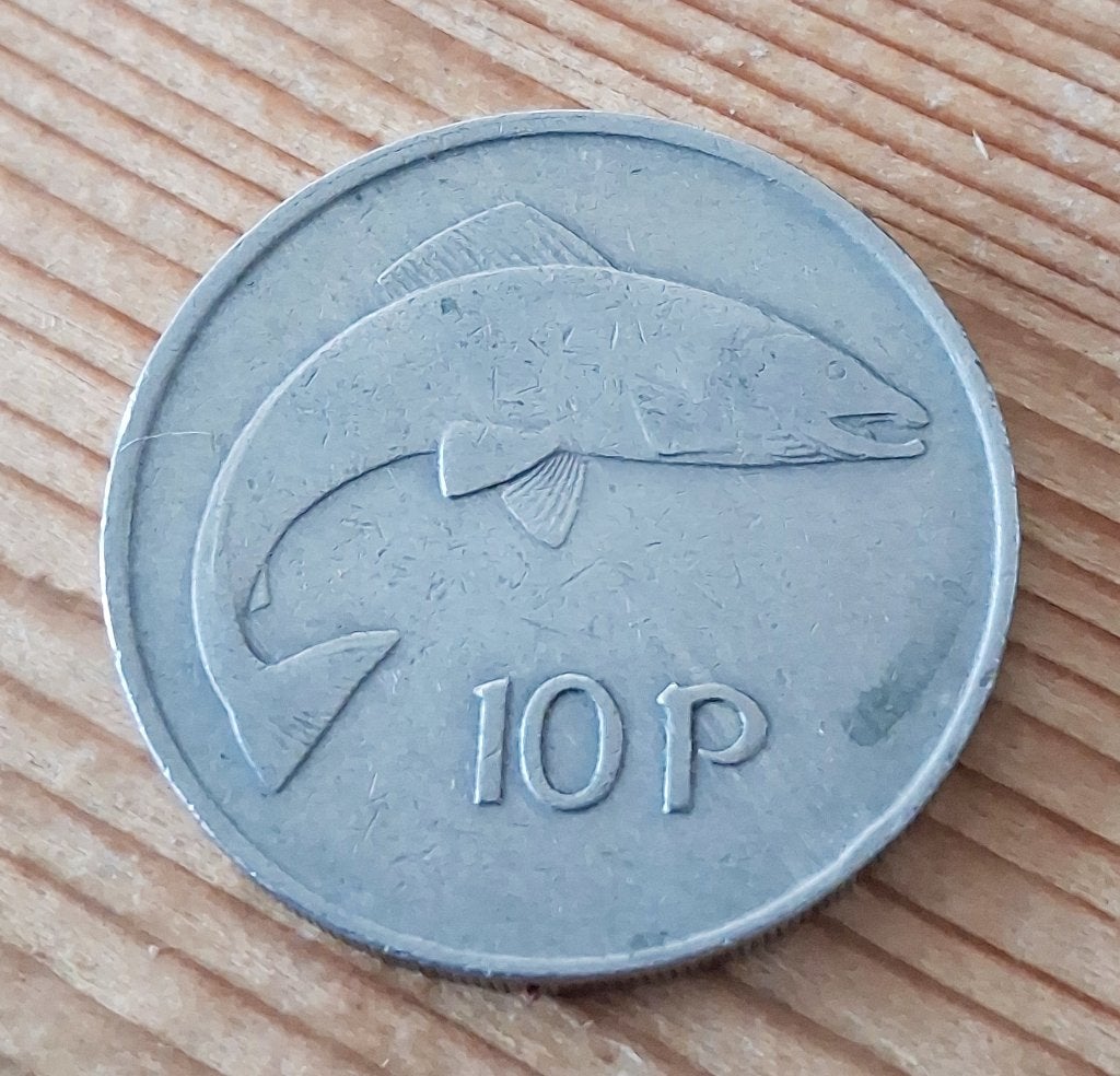 Ierland 10 pence 1969, Ophalen of Verzenden, Overige landen, Losse munt