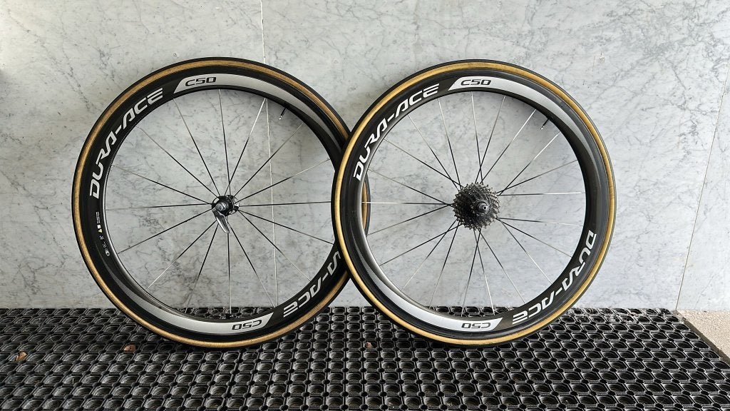 Shimano Dura-Ace C50 wielset, Fietsen en Brommers, Zo goed als nieuw, Shimano, Racefiets, Carbon