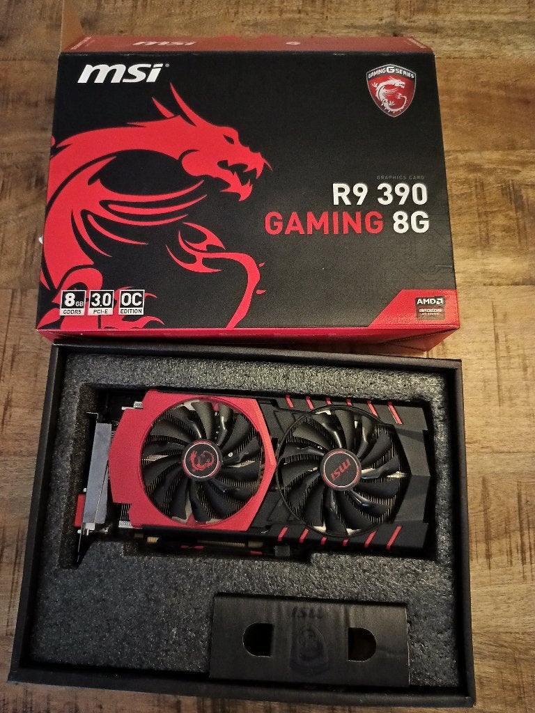 MSI Radeon R9 390 Gaming 8G – Compleet in doos, PCI-Express 3, Gebruikt, AMD, HDMI