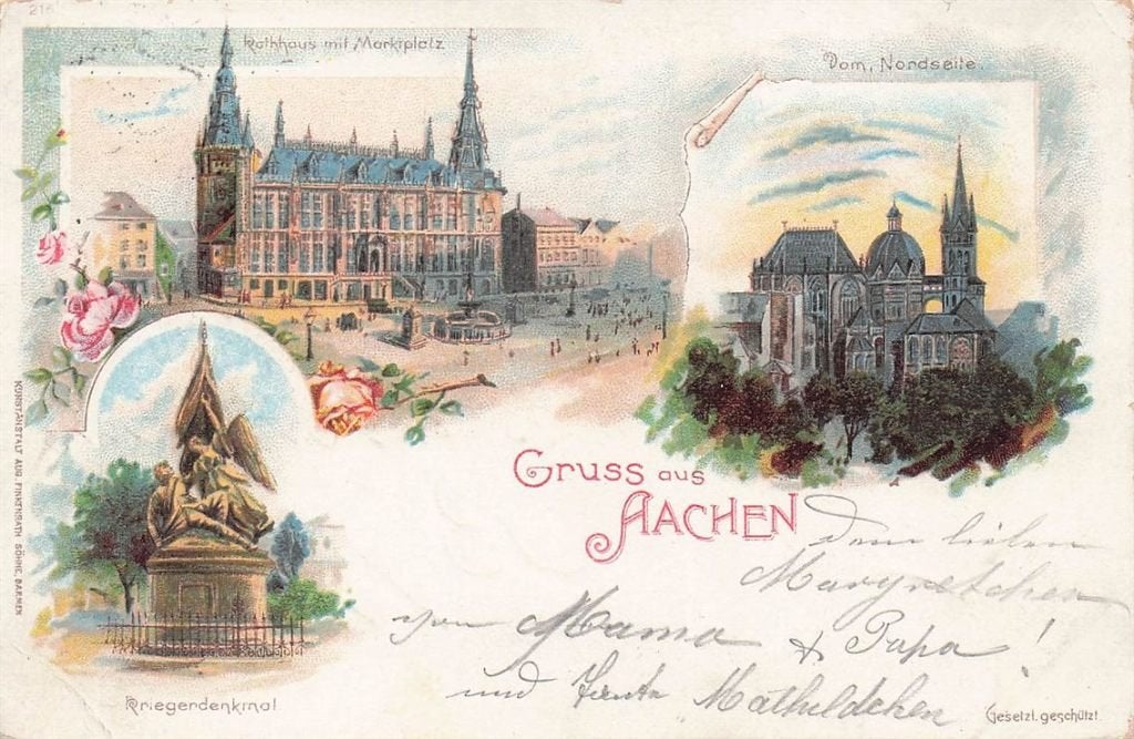 702-164-021 Aachen, Verzenden, Voor 1920, Duitsland