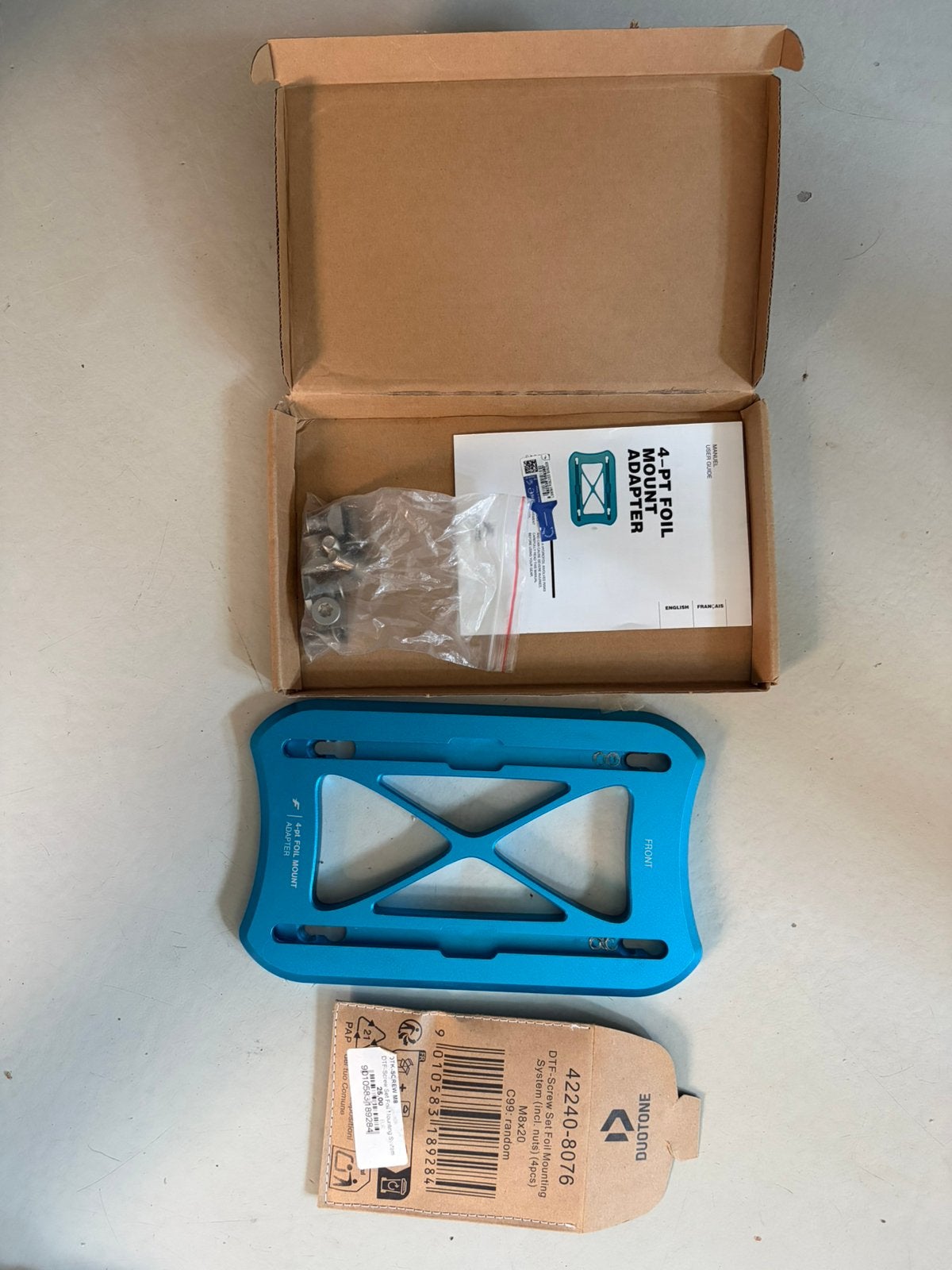 F-One Foil Mount Adapter voor F-One Rocket Air boards, Ophalen of Verzenden, Zo goed als nieuw, Wingsurf-board