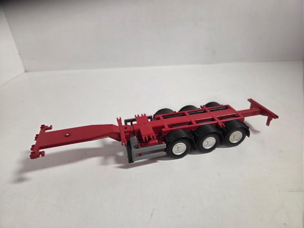 Conrad container chassis 3 as 1:50, Hobby en Vrije tijd, Modelauto's | 1:50, ., Conrad, Ophalen of Verzenden, Zo goed als nieuw