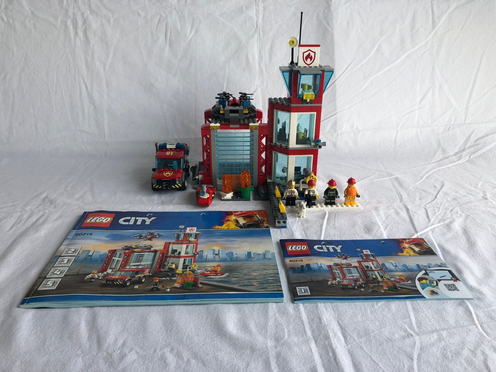 Lego City 60215 Fire Station / Brandweer kazerne - M4, Lego, Lego, City, Lego