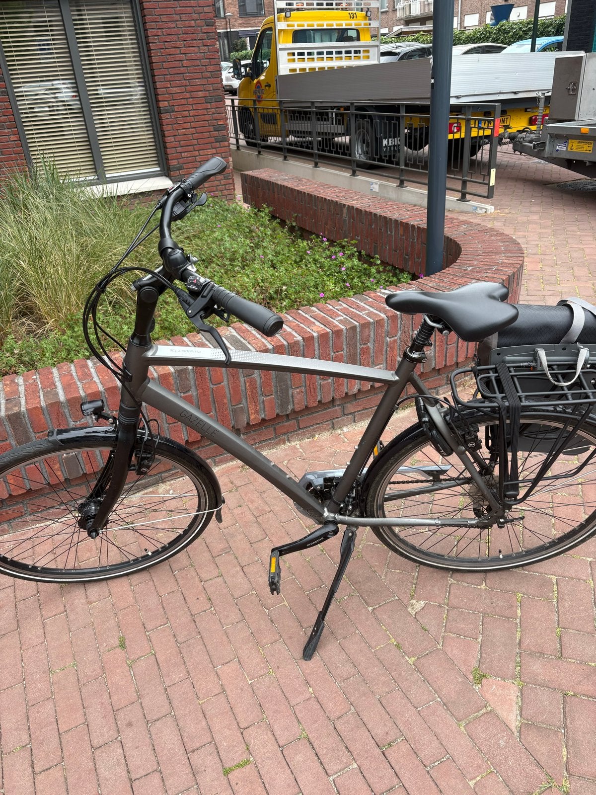 Gazelle fiets met versnellingen en lage instap, Fietsen en Brommers, Fietsen | Dames | Damesfietsen, Ophalen, Velgrem, Zo goed als nieuw