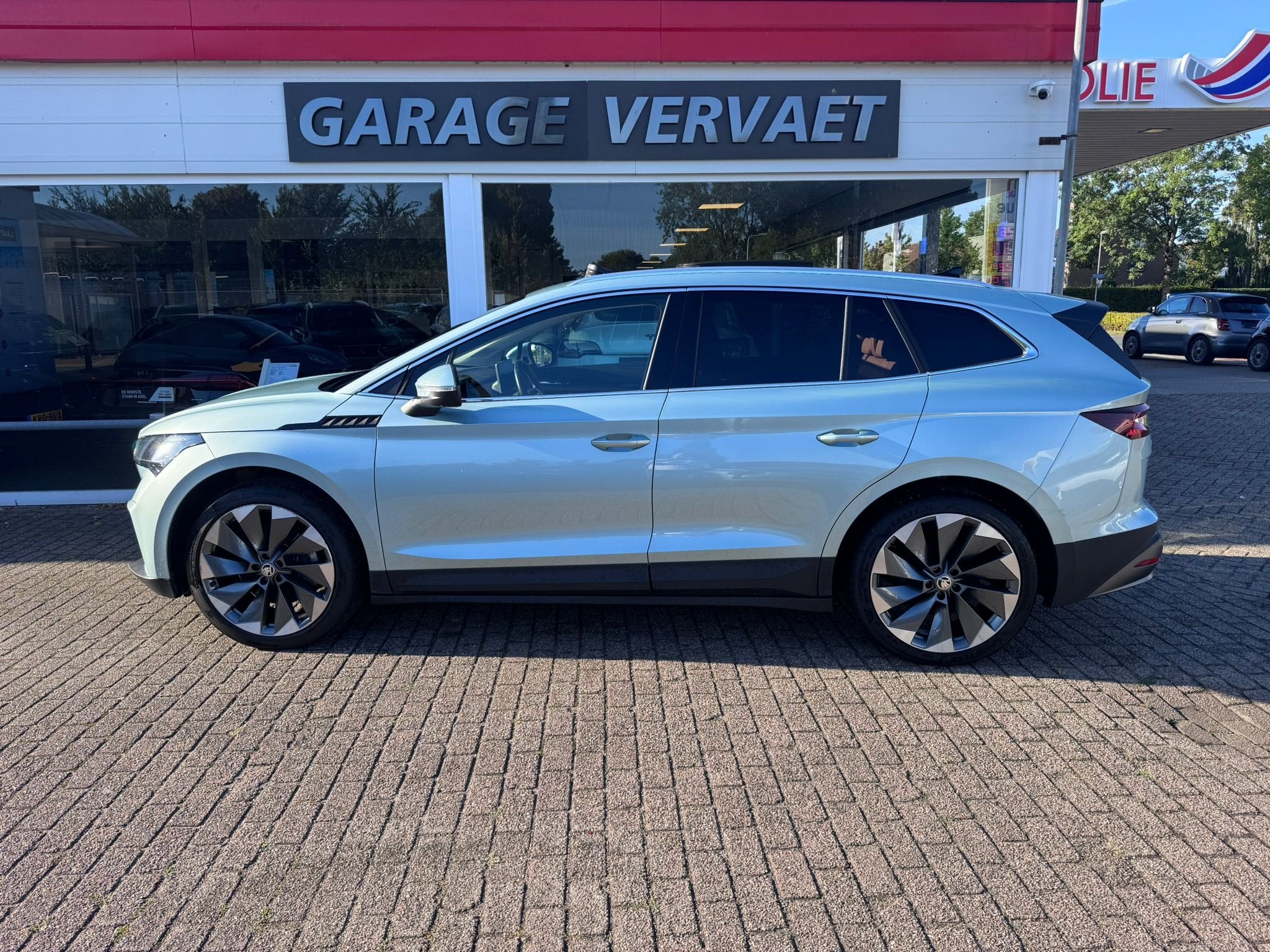 Skoda Enyaq iV 80 Sportline, Auto's, Skoda, Automaat, Gebruikt, 80 kWh, 204 pk