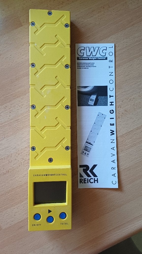 Reich CWC Caravan weger (Caravan Weigh Control), Caravans en Kamperen, Caravan accessoires, Ophalen of Verzenden, Zo goed als nieuw
