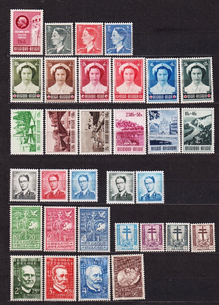 België 1953 volledig jaar **, Ophalen, Postfris, Postfris