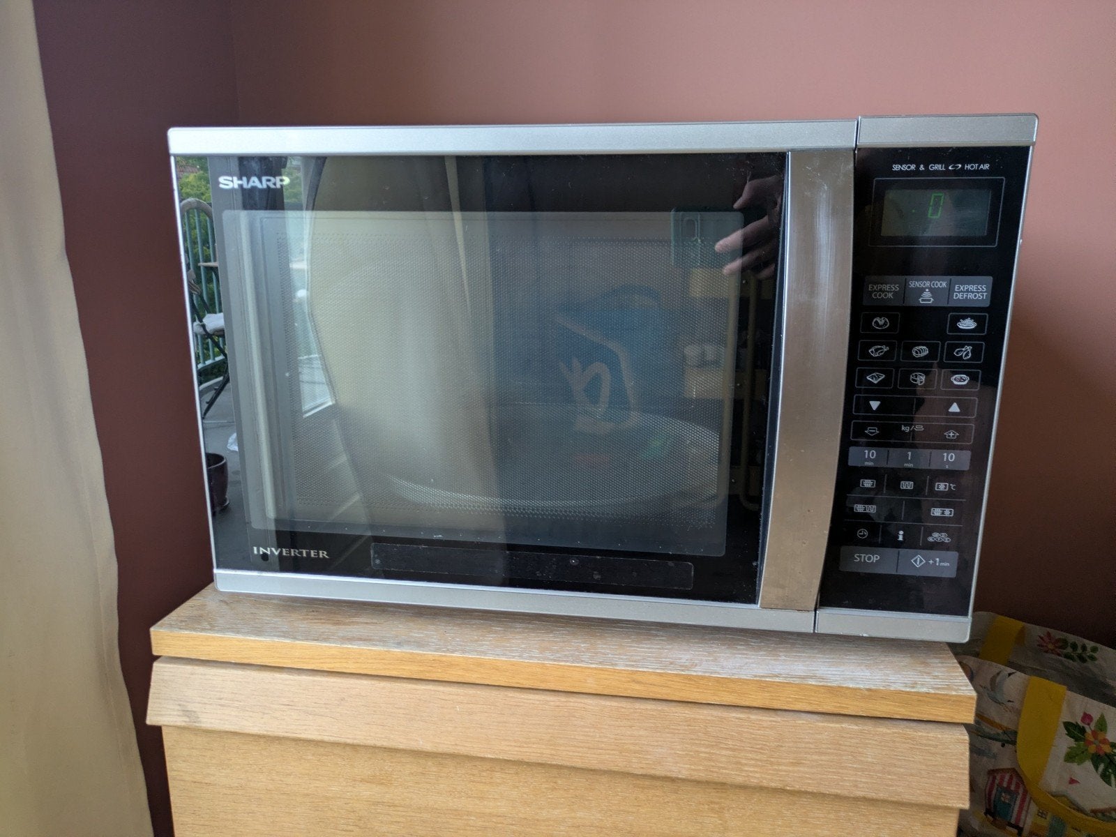 Sharp combimagentron/oven/grill, Witgoed en Apparatuur, Magnetrons, Ophalen, Combimagnetron, Gebruikt, Grill