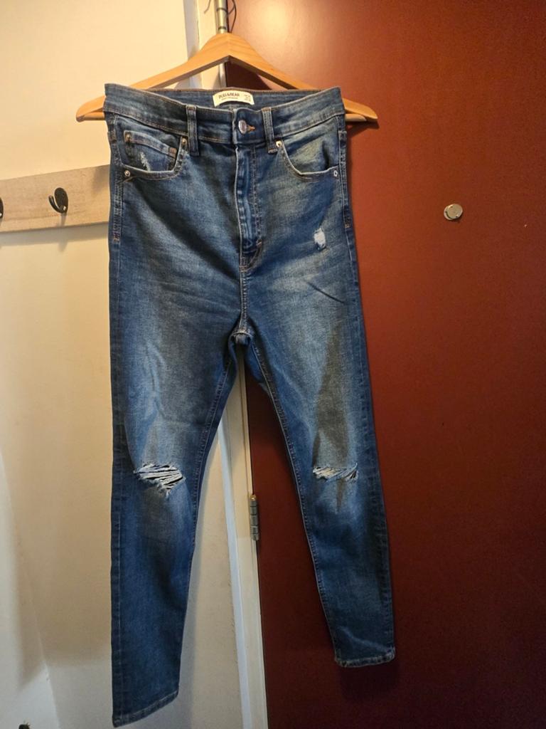 Pull & Bear spijkerbroek dames - Maat 36, Ophalen, Blauw, W28 - W29 (confectie 36), Pull & Bear