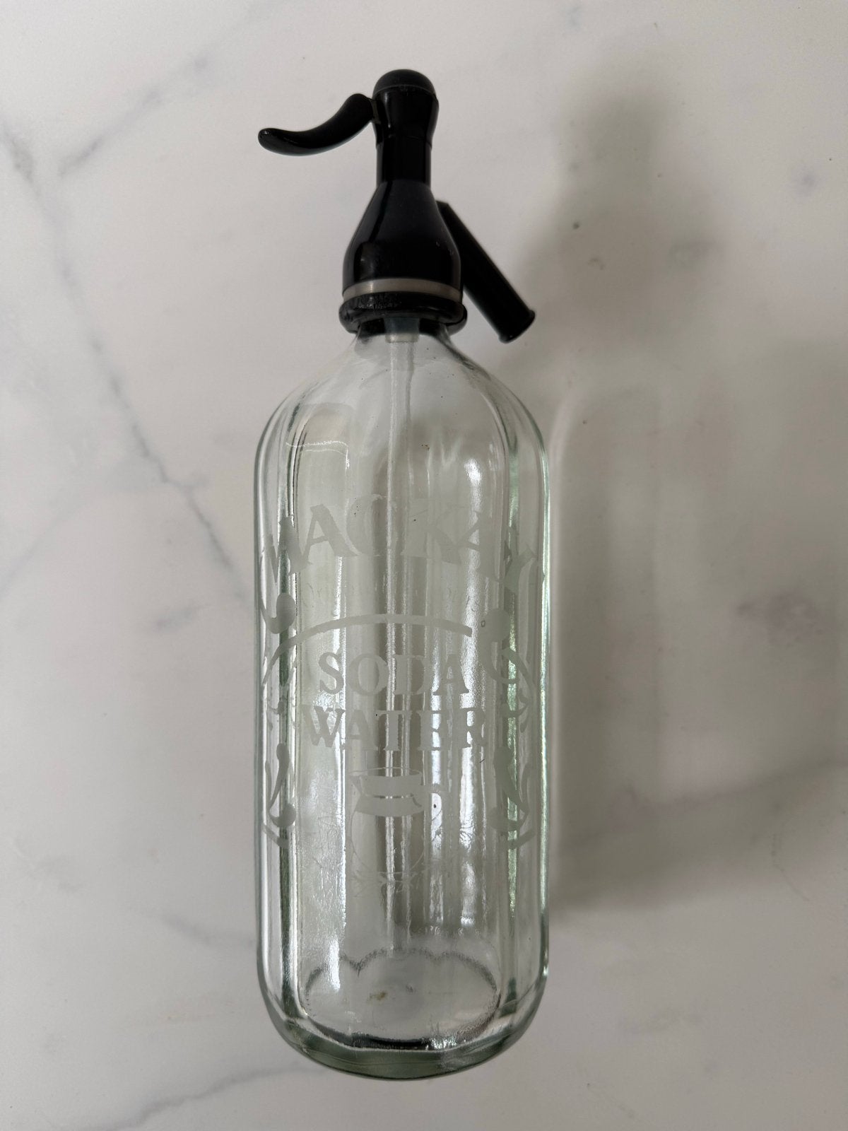 Oude Mackay Soda Water Sifon Fles Spuitfles, Verzenden