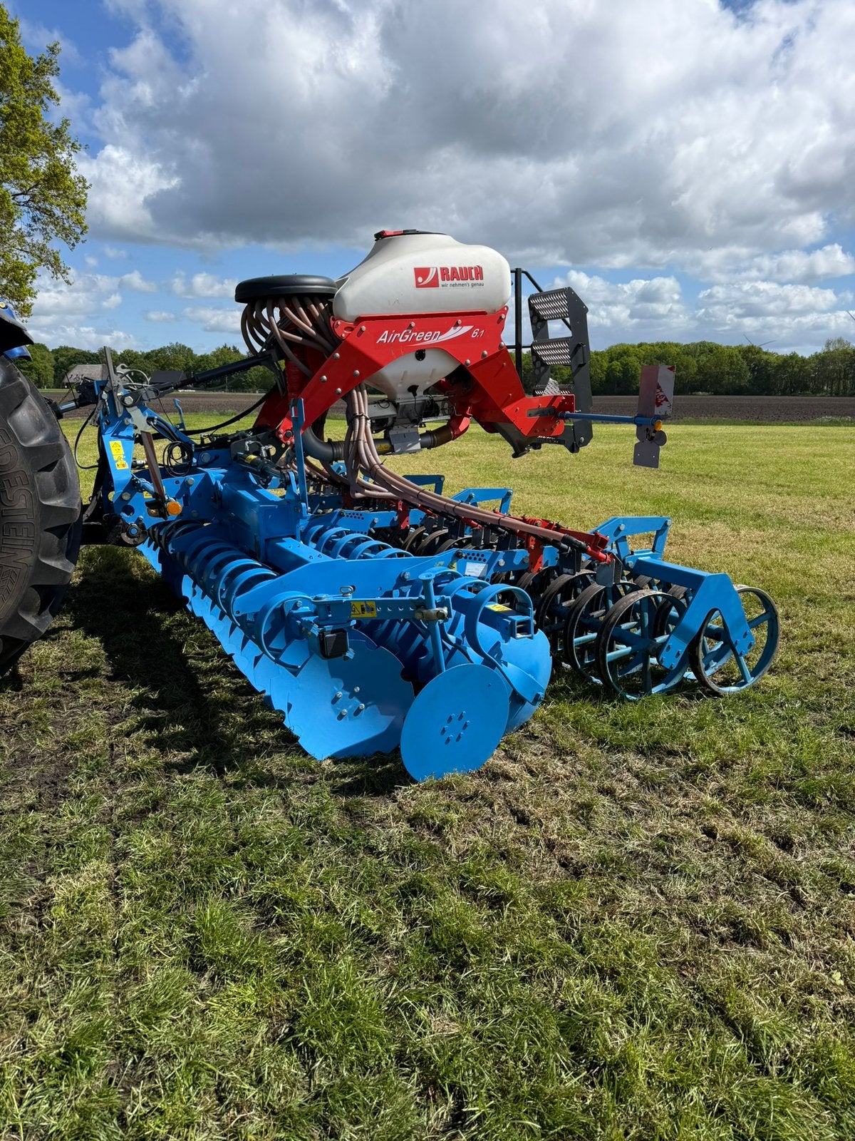 Lemken Heliodor K9/500 schijveneg met Kuhn/Rauch zaaiopbouw, Ophalen, Akkerbouw, Grondbewerking