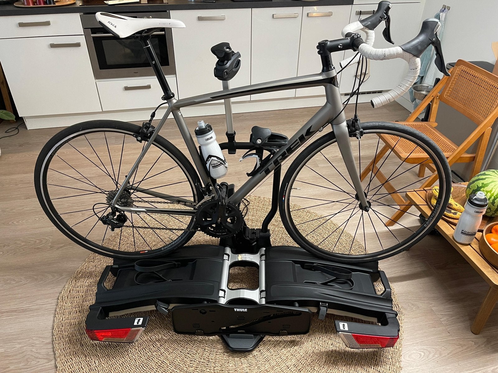 Thule 933 easyfold XT fietsendrager, Auto diversen, Fietsendragers, Ophalen, Zo goed als nieuw, Trekhaakdrager