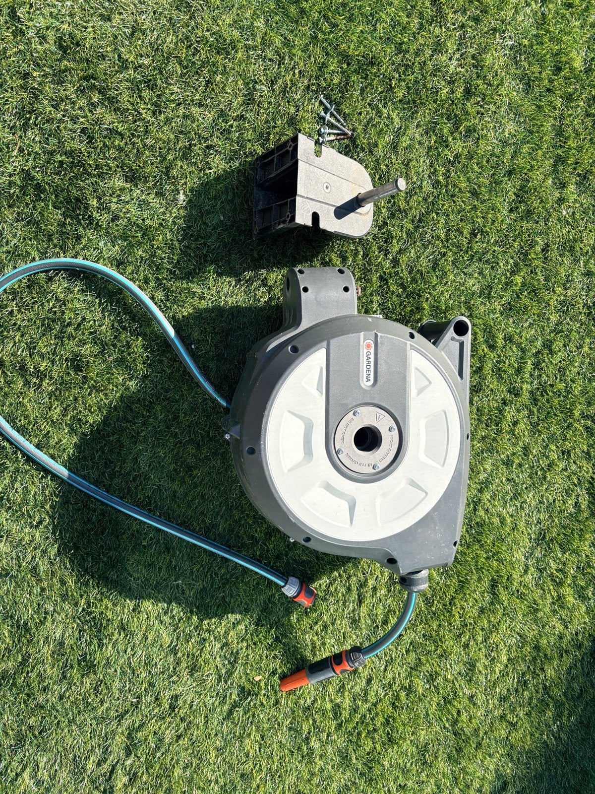 Goede Gardena muurhaspel hose box 15mtr compleet, Verzenden, Gebruikt, Tuinslanghaspel
