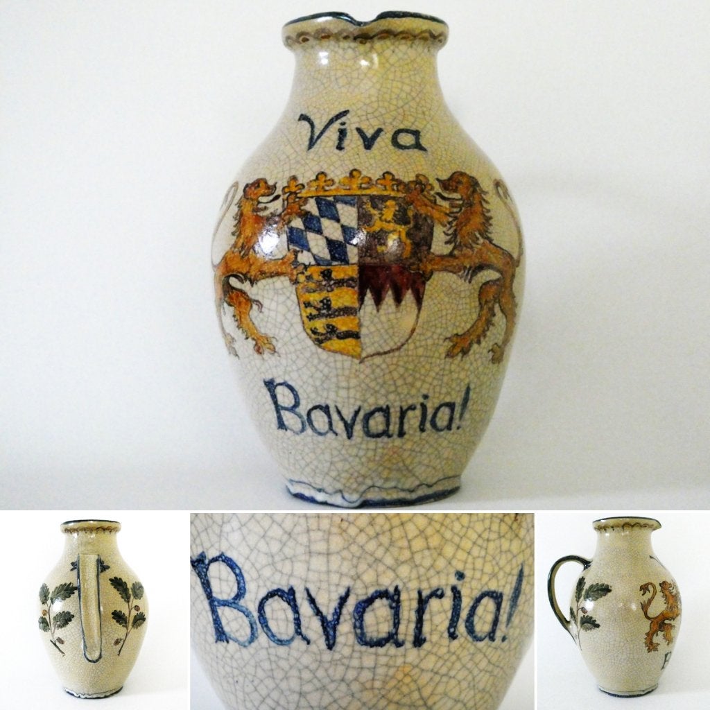 Een originele oude bierkan van Bavaria Beieren Duitsland., Antiek en Kunst, Ophalen of Verzenden