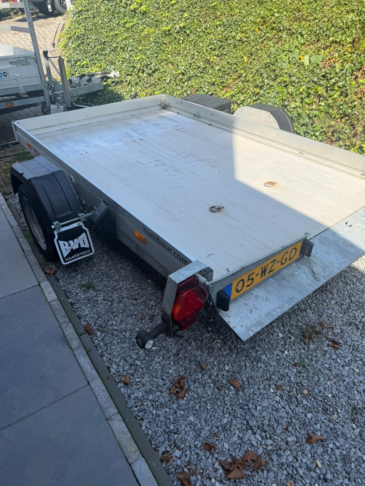 Humbaur zakbare motortrailer 2,50x1,55 1500kg BJ:2021, Ophalen, Gebruikt