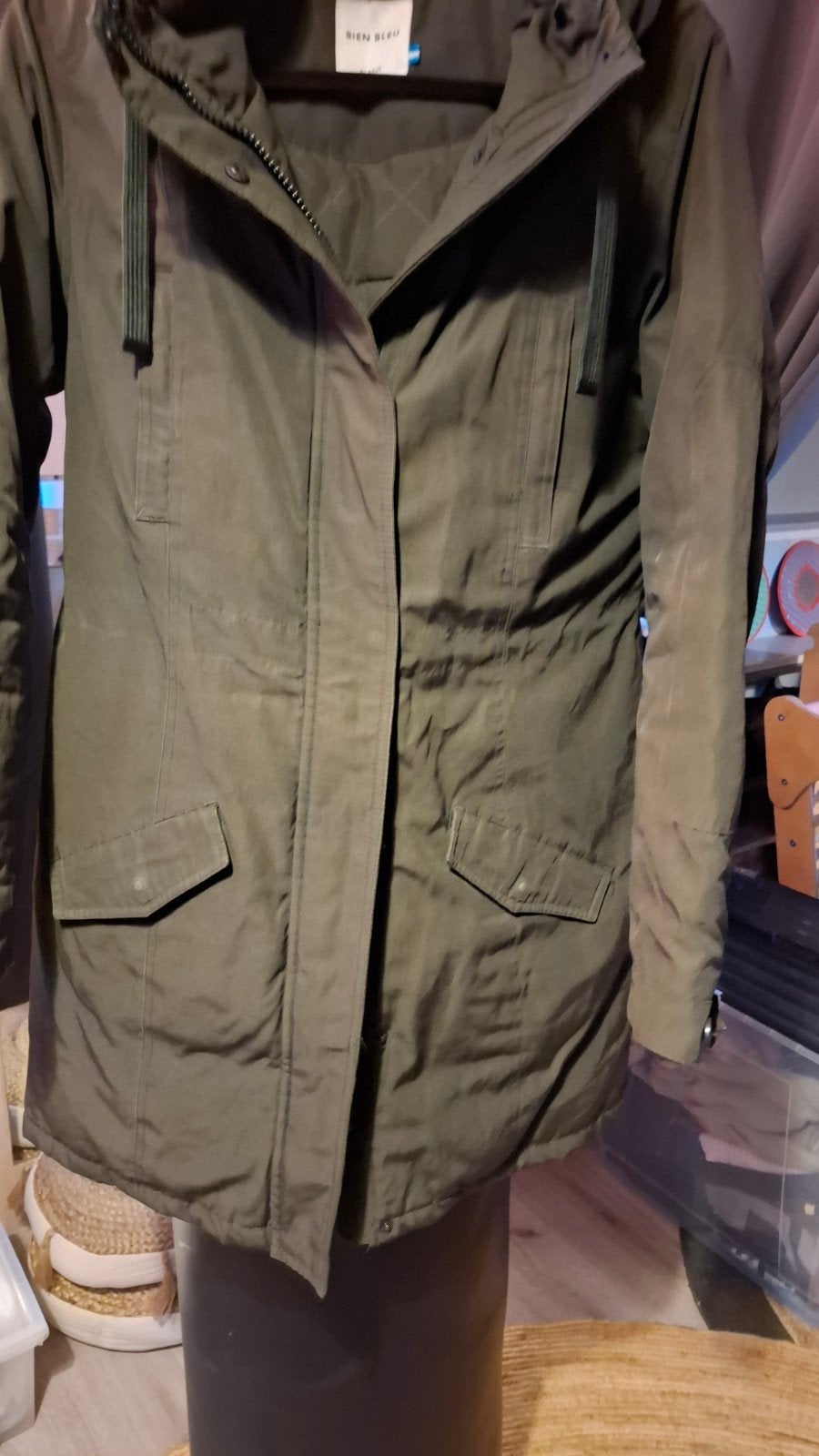dames parka, Ophalen, Maat 42/44 (L), Zo goed als nieuw, Groen